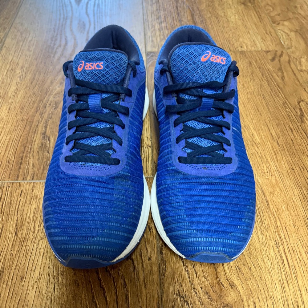 Asics DynaFlyte 2 Blue Running Shoes Womens 10 T7D5N FlyteFoam Sneakers